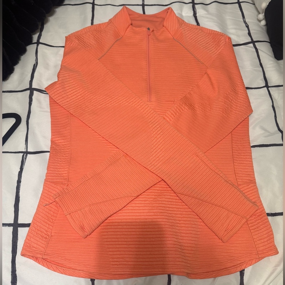 flawed lululemon vent scape half-zip long sleeve